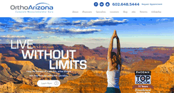 Desktop Screenshot of orthoarizona.org